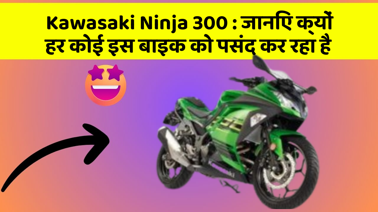 Kawasaki Ninja 300: क्या आपने कभी सोचा है कि आपकी कार में ये फीचर होने चाहिए?